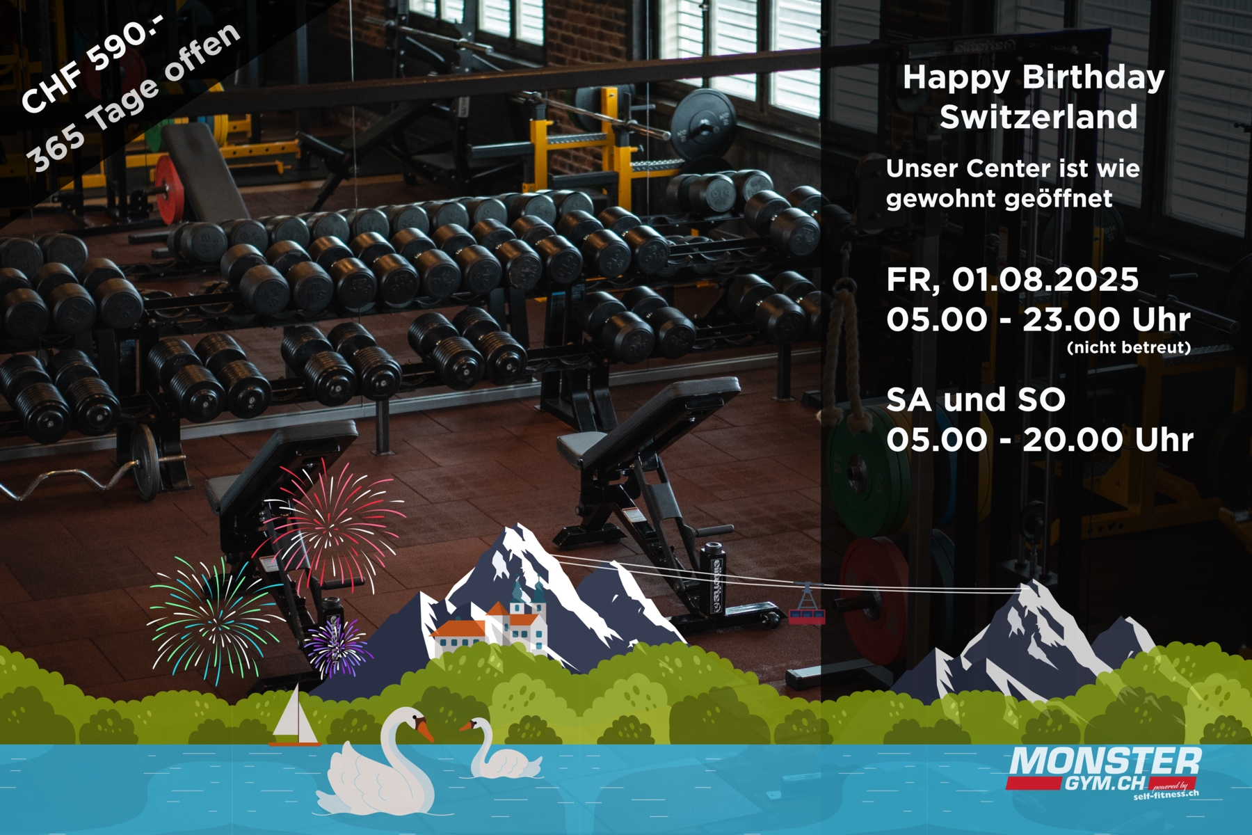 monster-gym.ch - WÄHREND 365 TAGEN GEÖFFNET