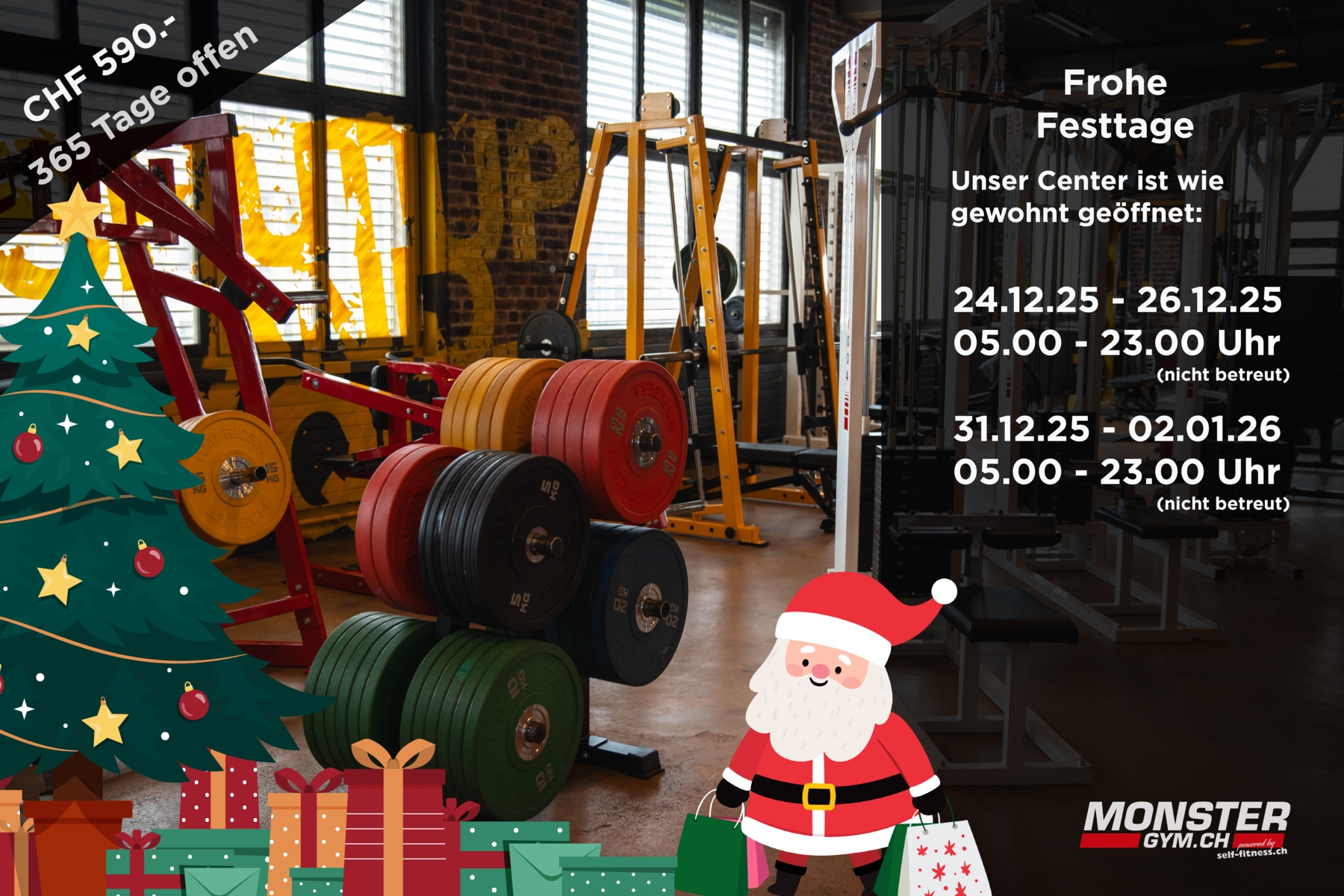 monster-gym.ch - WÄHREND 365 TAGEN GEÖFFNET