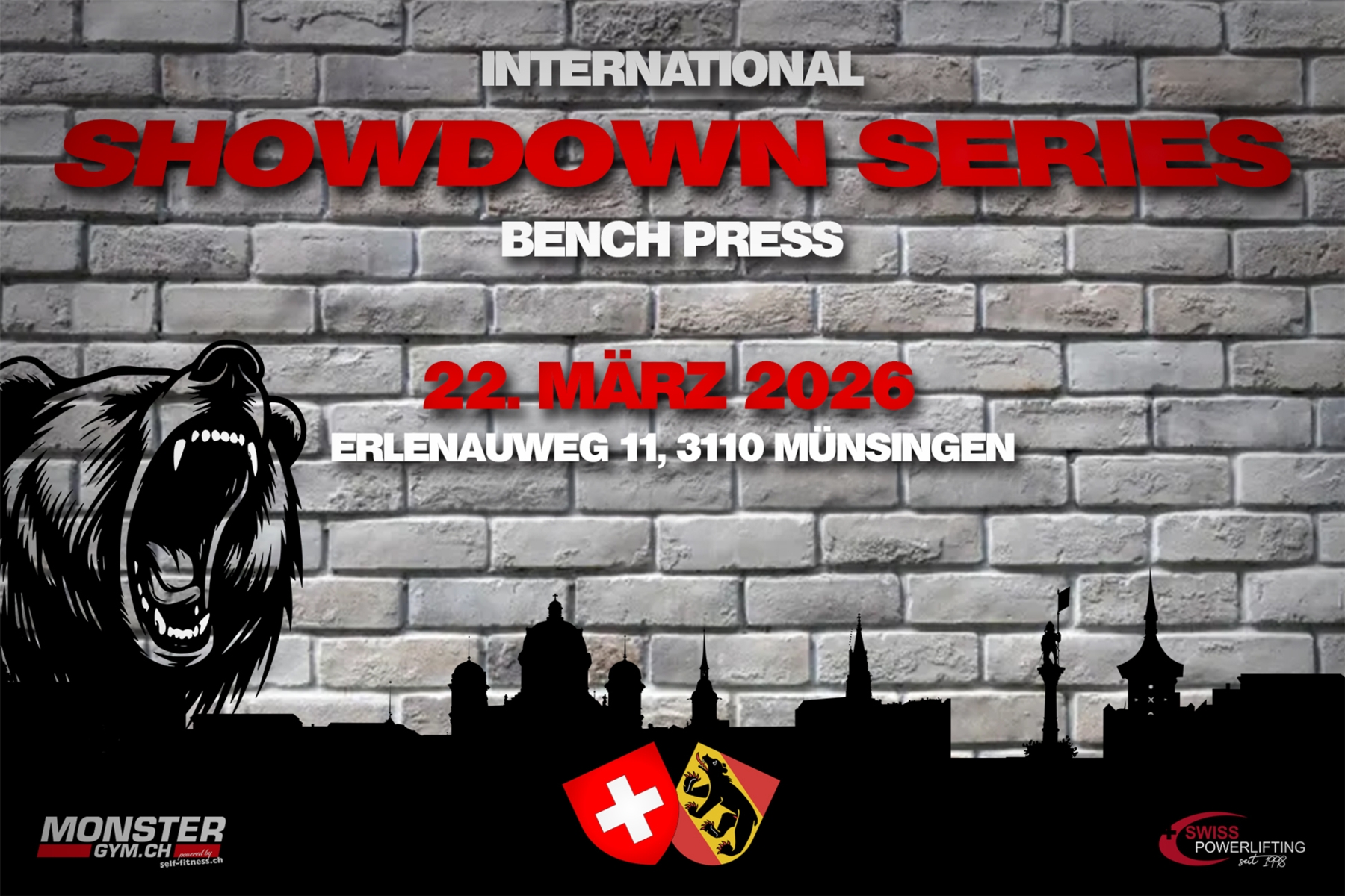 Die Swiss Powerlifting Showdown Series Benchpress im monster-gym.ch!