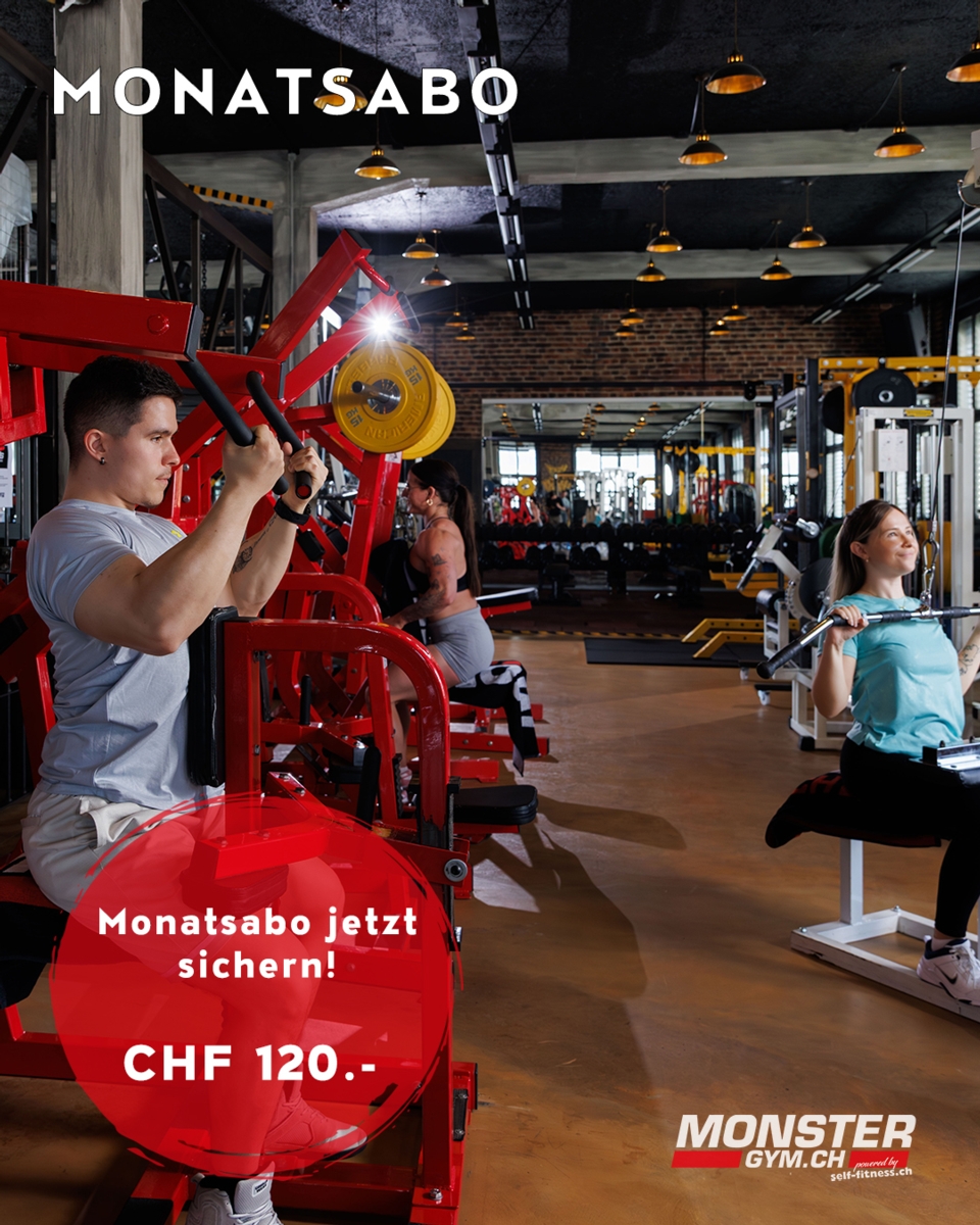monster-gym.ch MONATSABO - EIN MONAT VOLLER MONSTERMÄSSIG GUTEN TRAININGS!