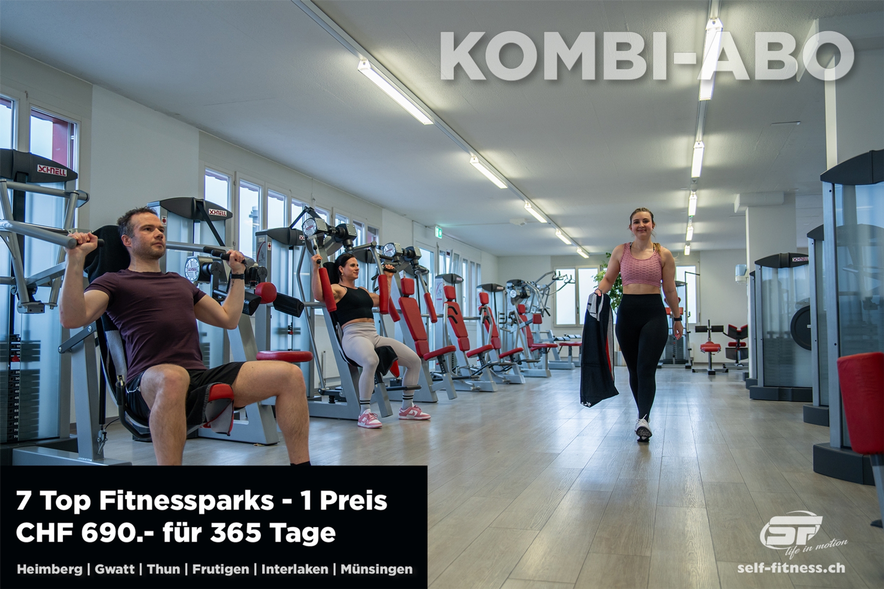 DAS KOMBI ABO - FLEXIBEL TRAINIEREN UND VON ALLEN VORZÜGEN PROFITIEREN!