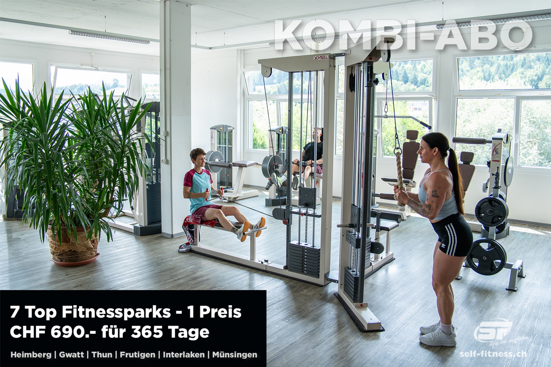 DAS KOMBIABO - FLEXIBEL TRAINIEREN UND VON ALLEN VORZÜGEN PROFITIEREN